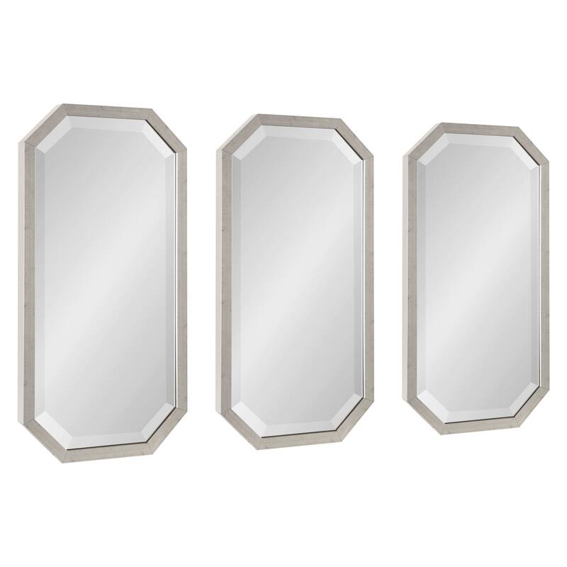 Kate and Laurel Laverty Octagon Accent Mirror Set - 3 Piece