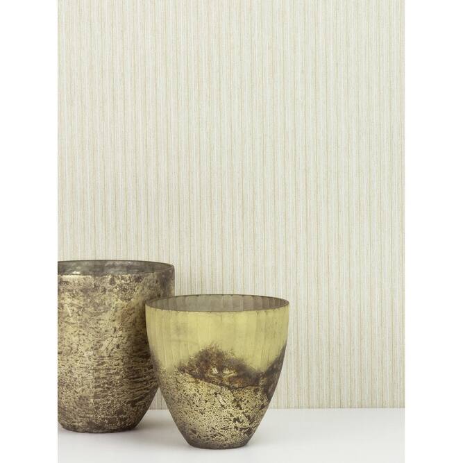 Advantage Lily Beige Stripe Wallpaper - 21 x 396 x 0.025