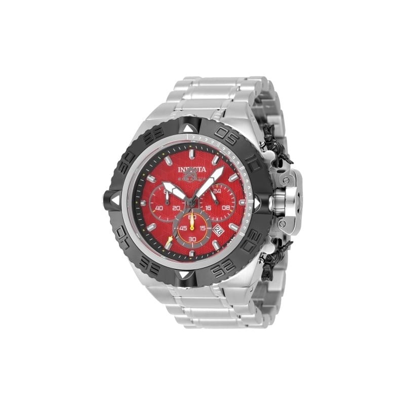 Invicta Men's 48199 Subaqua Quartz Chronograph Red, Black Dial Watch - Red