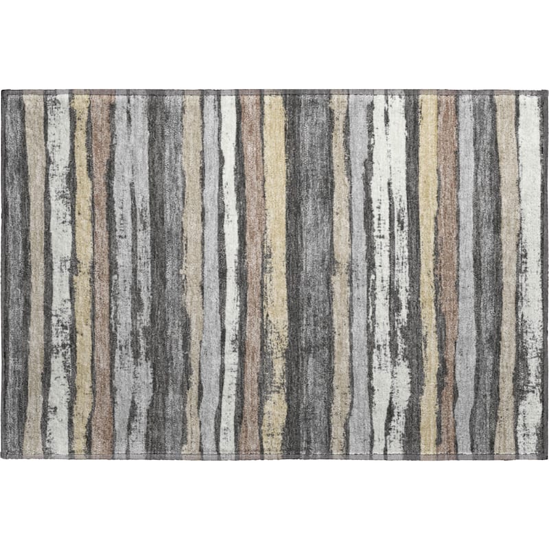 Premium Washable Super Soft Stripe Mayfield Rug