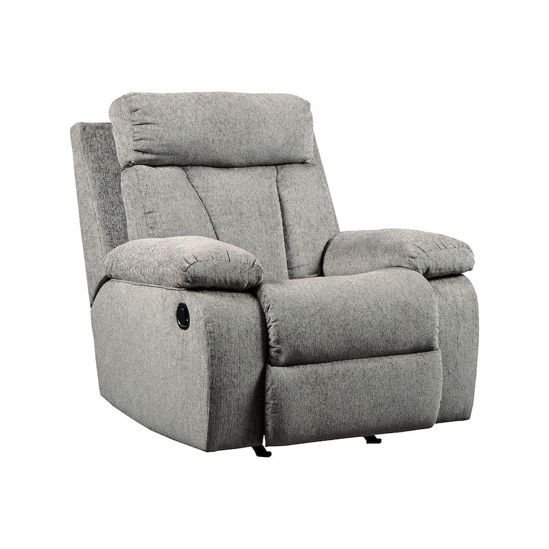 Mitchiner Contemporary Neutral Rocker Recliner Fog