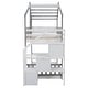 preview thumbnail 8 of 14, Stairway Twin-Over-Twin Bunk Bed,House Bed,Storage and Guard Rail