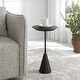 preview thumbnail 3 of 3, Uttermost Midnight Accent Table - 12.5" dia x 22.5"