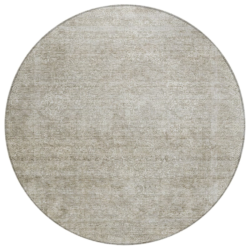 HomeRoots Floral Traditional Rectangle Outdoor Rug