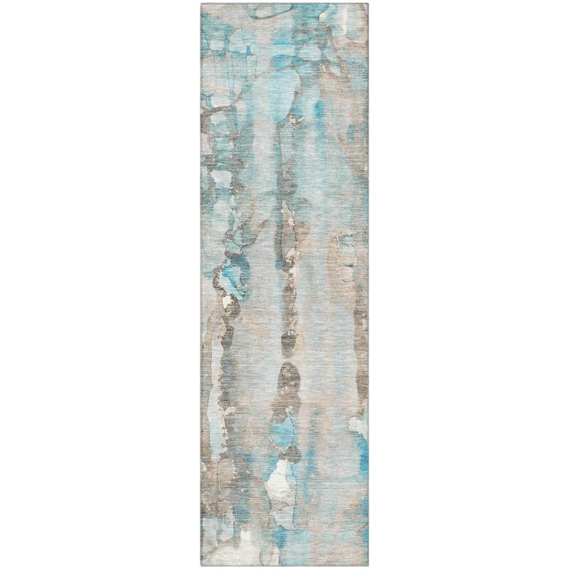 Premium Washable Super Soft Contemproary Rugged Mayfield Rug