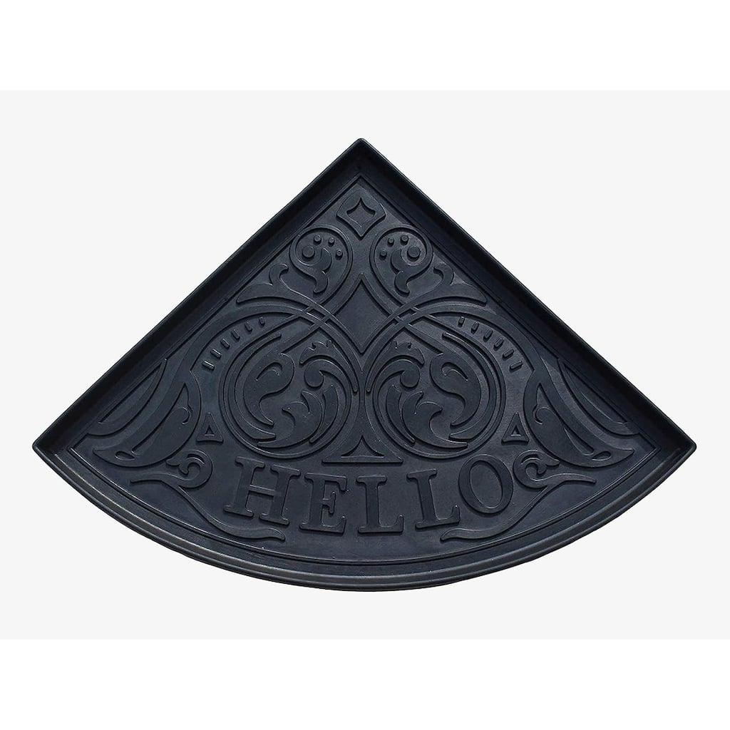 A1HC Footprint Heavy Duty Flexible 100% Rubber Boot Mat
