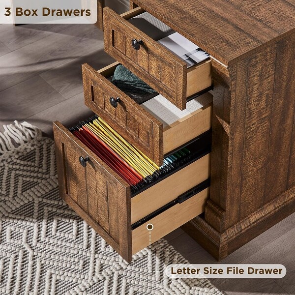 Farmhouse Computer Desk with Hutch Wood Home Office Desk On Sale Bed Bath Beyond 42374319
