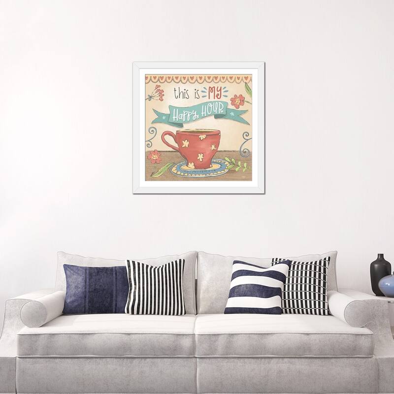 iCanvas "Coffee Happy Hour" by Mollie B.