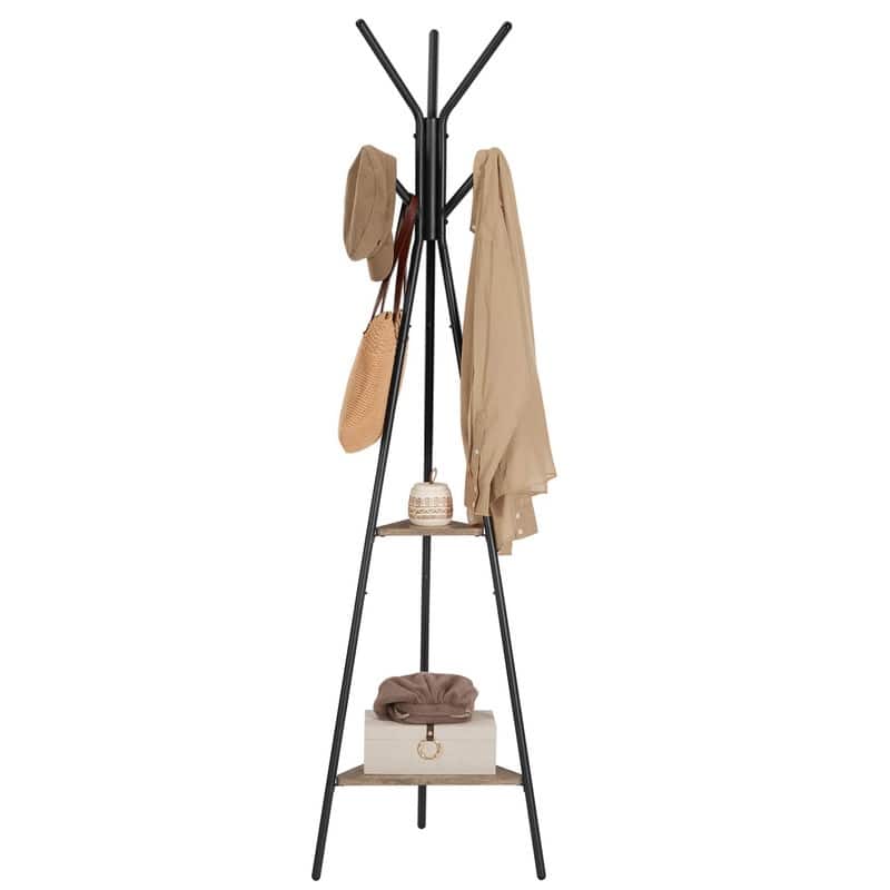 Coat Hanger Stand - 19.5"D x 19.5"W x 70.5"H