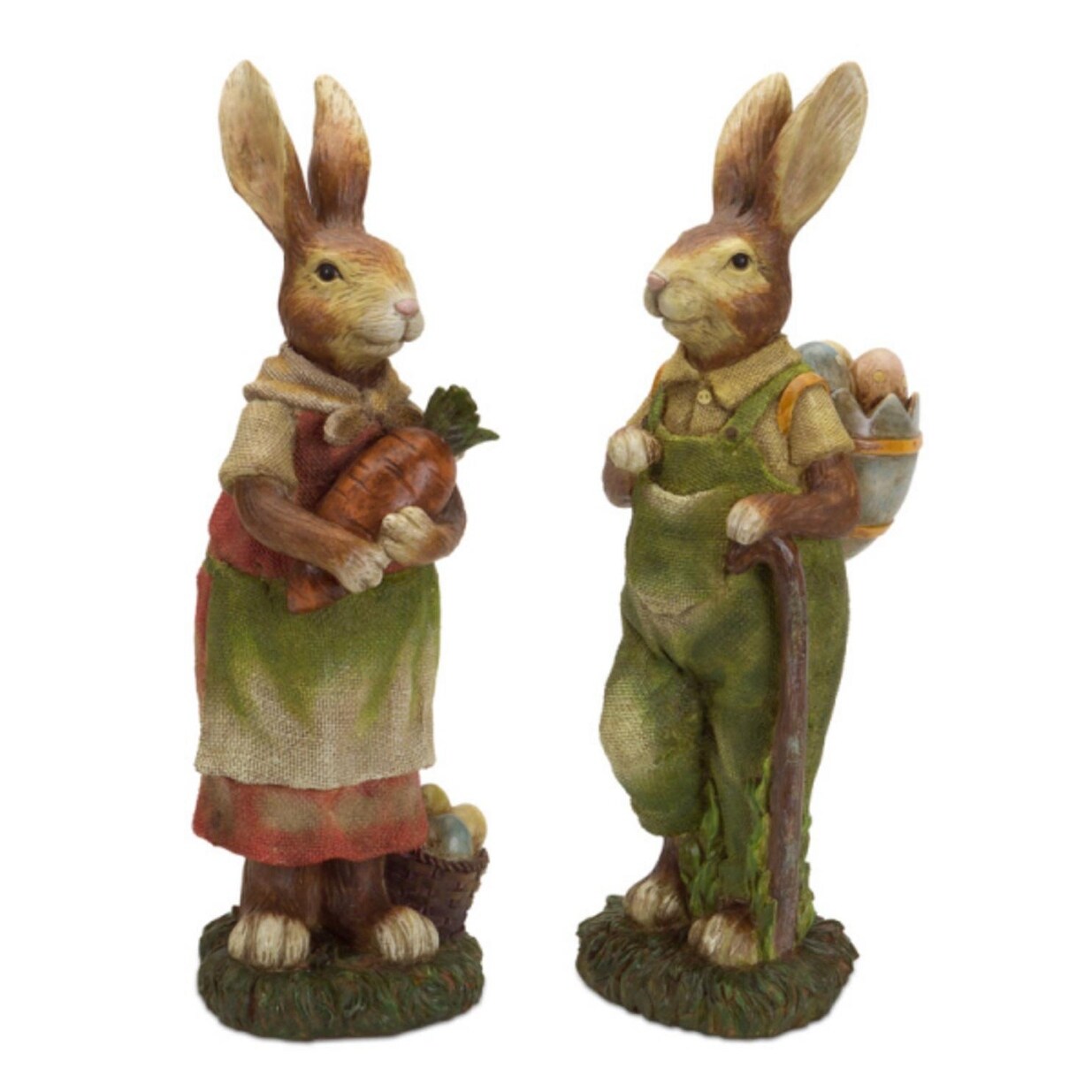 Shop Easter Bunny Rabbits Couple With A Backpack And A Large