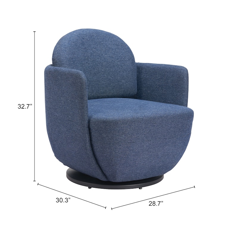 Bant Swivel Chair Blue