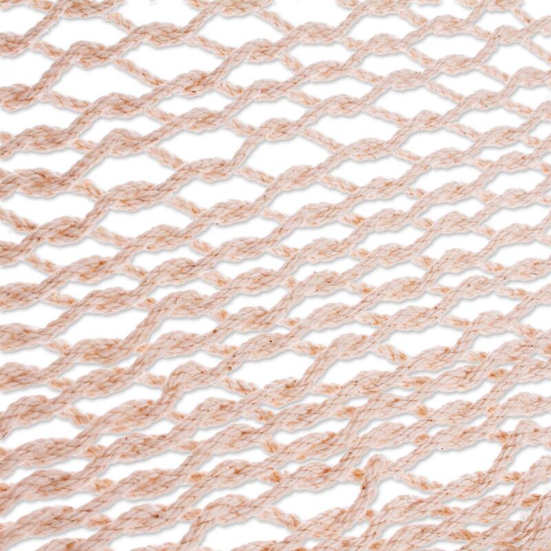 Novica Handmade Ivory Cascade Cotton Rope Hammock (Triple)