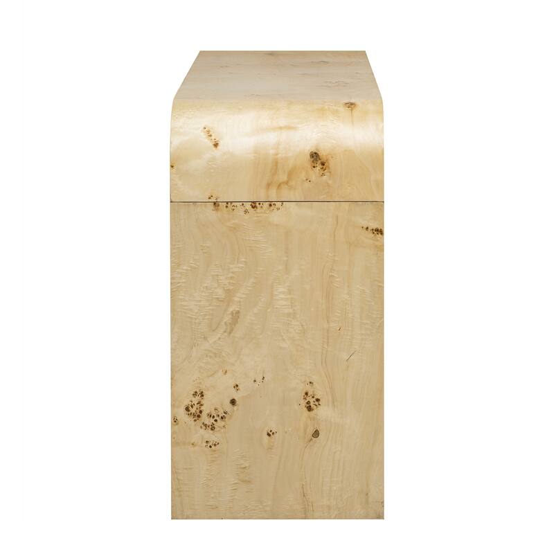 Round Corner Design Console Table Entryway Hallway Table Living Room Accent Table