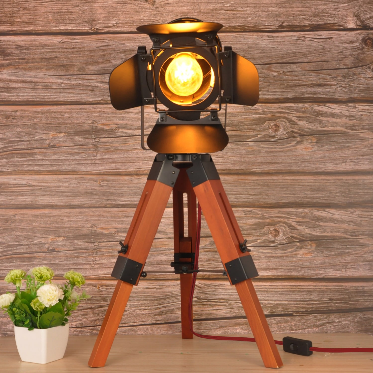 Tall Industrial Standard Floor Lamp Light Metal Base Mesh Lampshade Lights Black - View #2