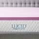 preview thumbnail 10 of 12, Lucid Comfort Collection Lavender and Aloe Memory Foam Mattress Topper