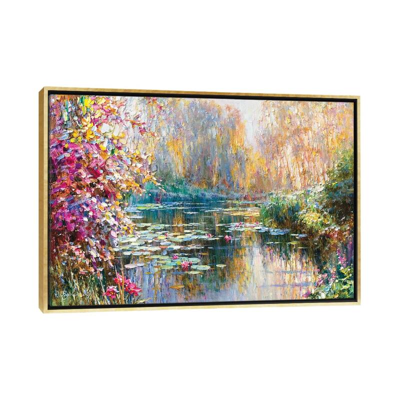 iCanvas "Bright Morning" by Yuriy Obukhovskiy Framed Canvas Print - Gold - 32x48