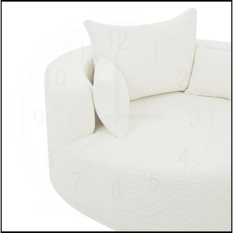 360 Degree Swivel Chair with 3 Removable Pillows