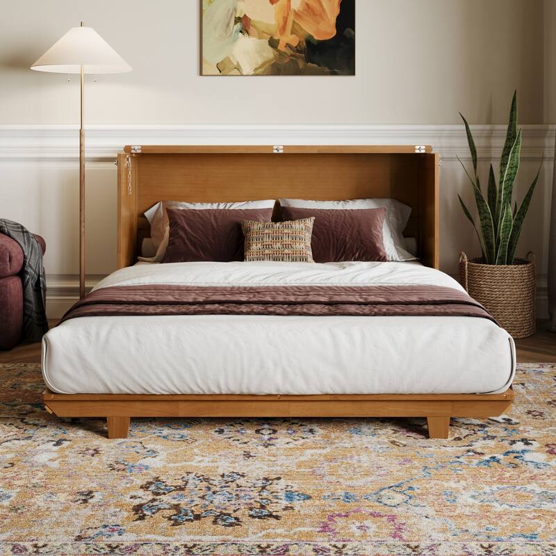 AFI Charleston Murphy Bed Chest with 6" Mattress