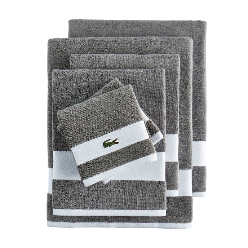 Lacoste Sport Stripe Supima Cotton 6-Piece Towel Set