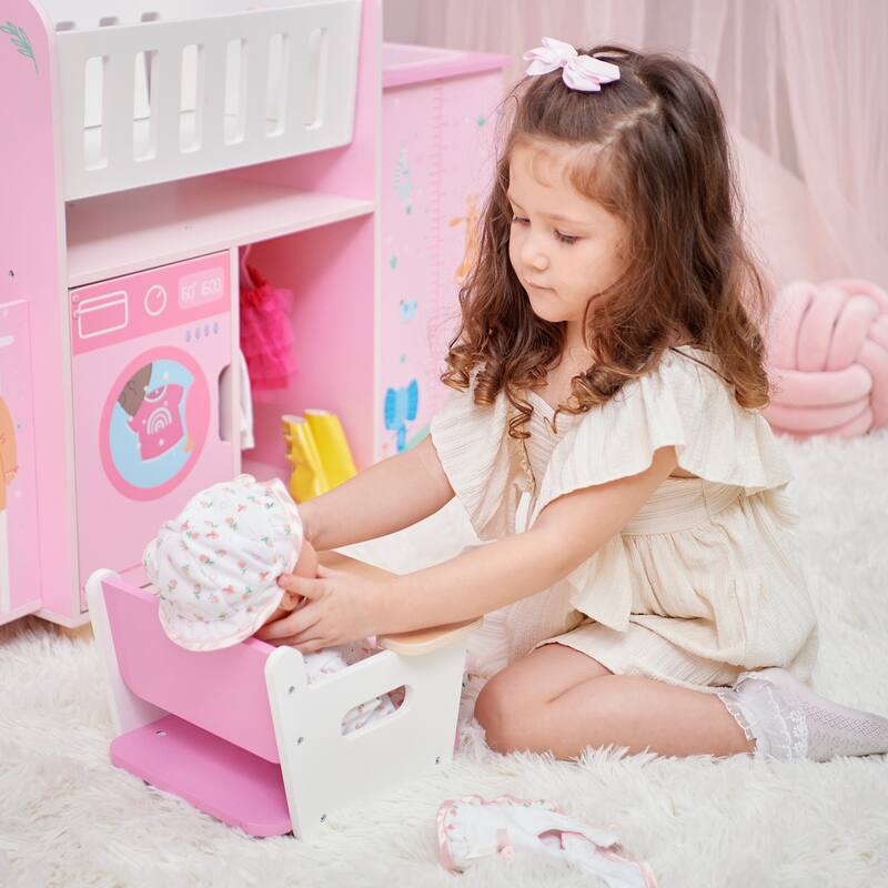Olivia's Little World Amanda 6-in-1 Doll Nursery Station