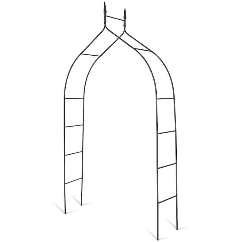 Metal Garden Arch 8.4 Ft High Pergola Arbor for Climbing Plant - 1 PCS