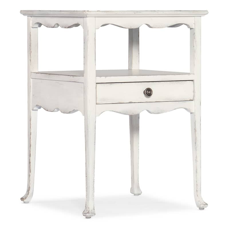 Hooker Furniture 6750-50005 Charleston 18" Wide Wood Top Maple Table - Magnolia White