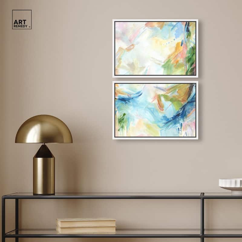In the Beginning Canvas Set of 2 by Art Remedy