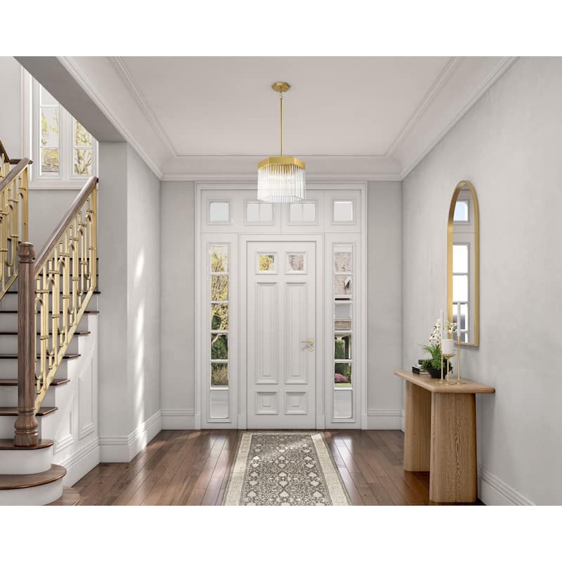Artcraft Emma 3-Light Pendant - Brushed Brass - Brushed Brass