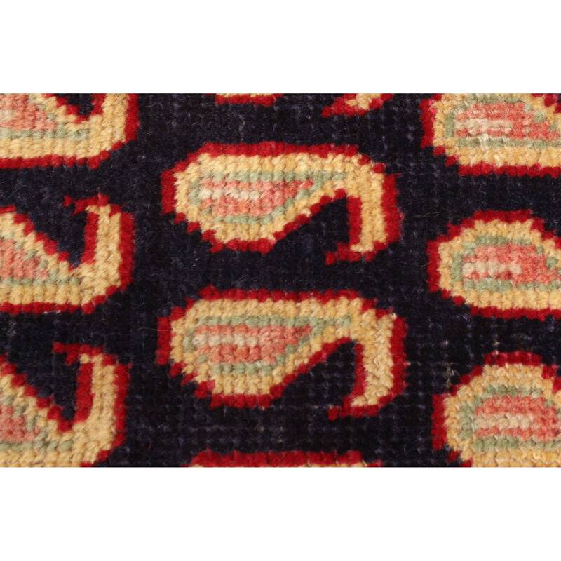 ECARPETGALLERY Hand-knotted Andelz Dark Navy Wool Rug - 2'8 x 5'5