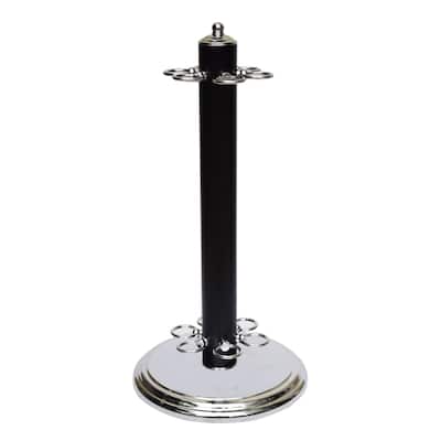 Hathaway Westmont Floor Standing Pool Cue Rack - Holds 6 Cues - Black Finish - N/A