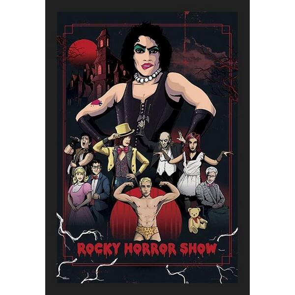 rocky horror framed poster