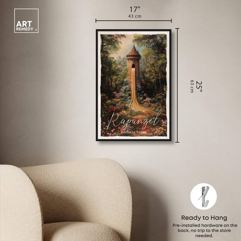 Rapunzel Classic Canvas by Art Remedy