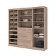 preview thumbnail 6 of 17, Pur 86-Inch Closet Organizer with Storage Cubbies by Bestar