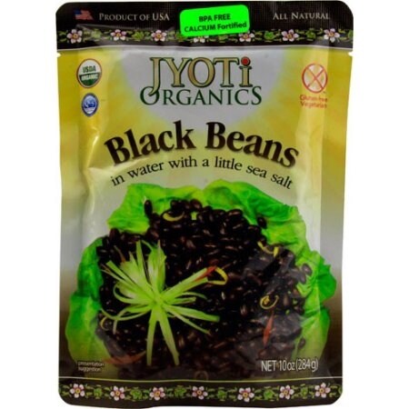 Jyoti Cuisine India Black Beans - Case of 6 - 10 oz.