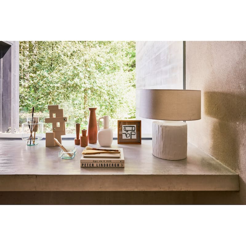 Solid Standing Vista Decoration - 14.75" - Cream