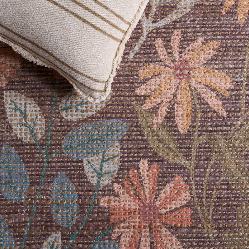 SAFAVIEH Handmade Saffron Sabria Jute & Chenille Rug