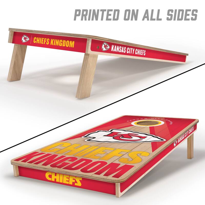 Kansas City Chiefs NFL 2x4 Professional Cornhole Board Set
