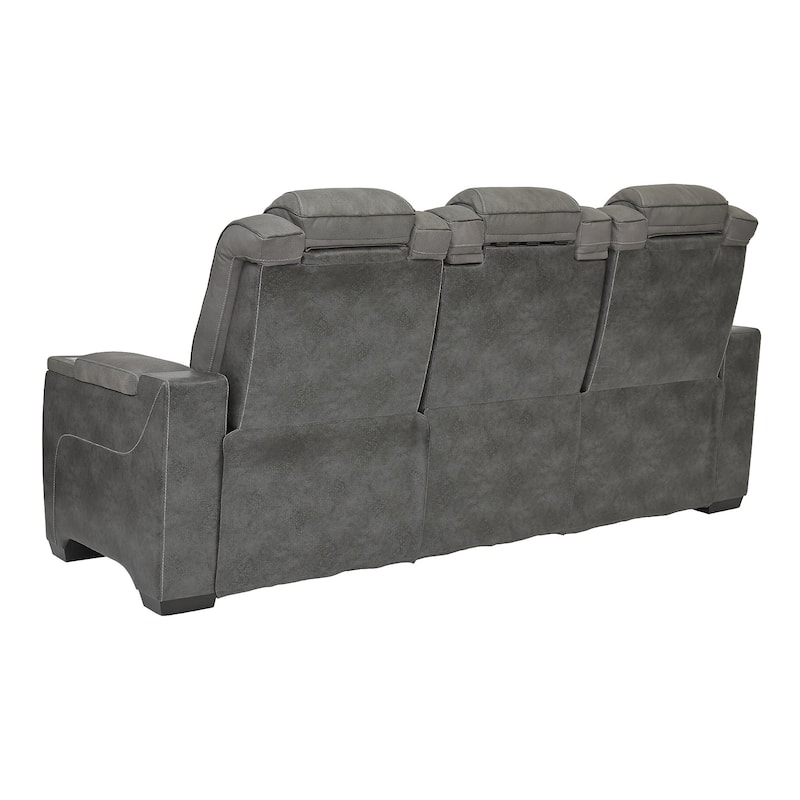 Next-Gen DuraPella Power Reclining Sofa with Adjustable Headrest - 86"W x 40"D x 43"H