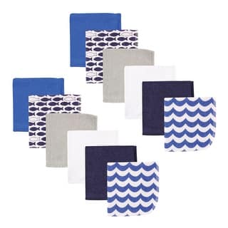 Set Di 24 Asciugamani Flamingo Luvable Friends - Morbidi E Assorbenti Per Neonati