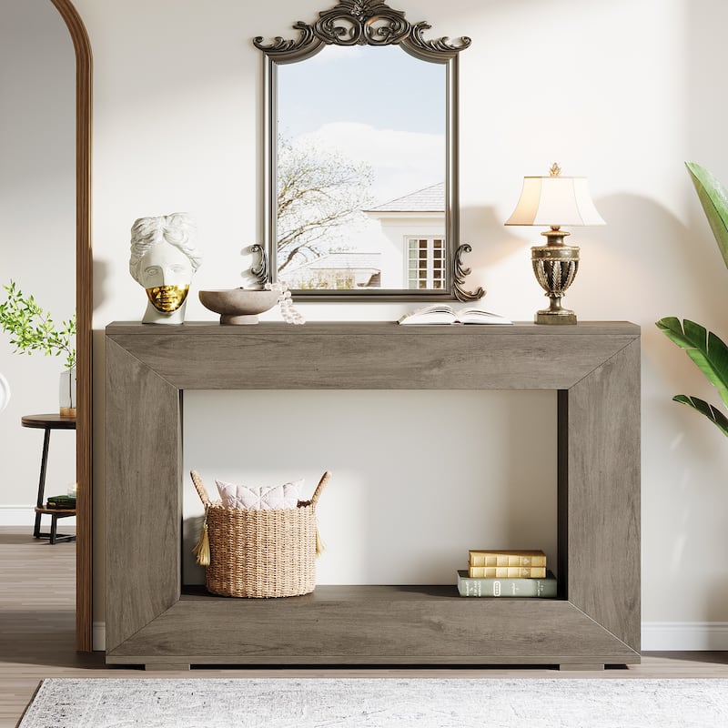 47 Inches Narrow Console Sofa Table for Entryway - 47.24" L x 11.81" W x 32.87" H