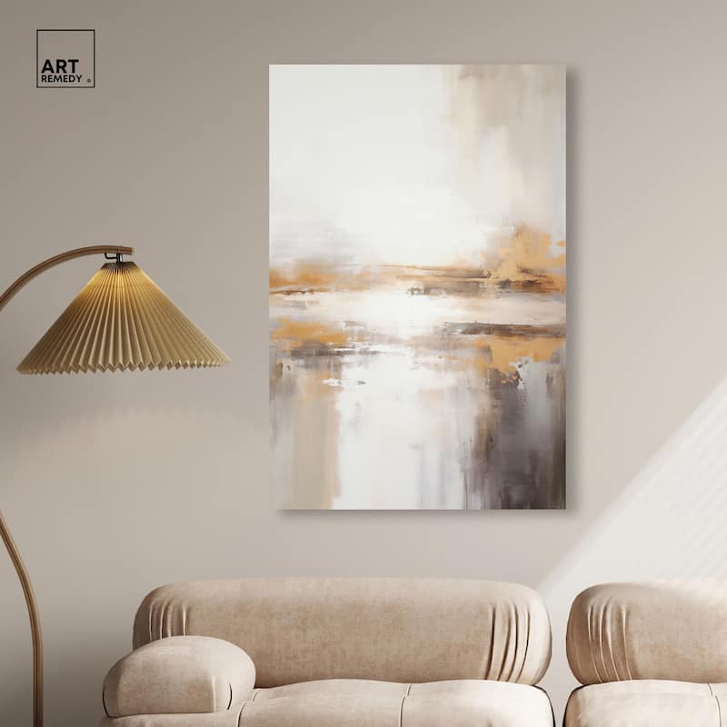 Glistening Stillness I Canvas by Art Remedy, Gallery Wrapped