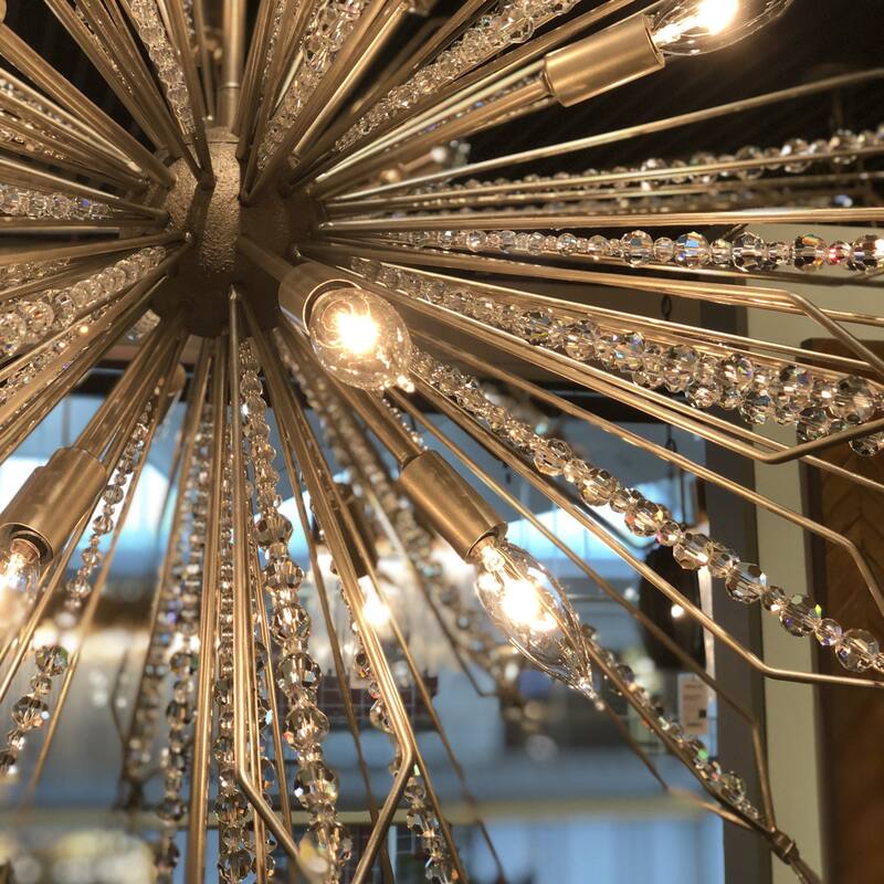 Varaluz Orbital Pendant - 28"D x 28"W x 29"H