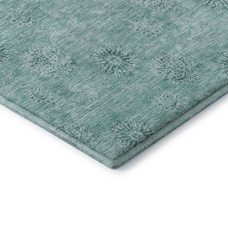 Premium Washable Super Soft Floral Imprints Mayfield Rug