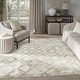 preview thumbnail 20 of 64, Nourison Dekor Indoor only Diamond Area Rug Ivory/Taupe - 7'10" x 9'10"