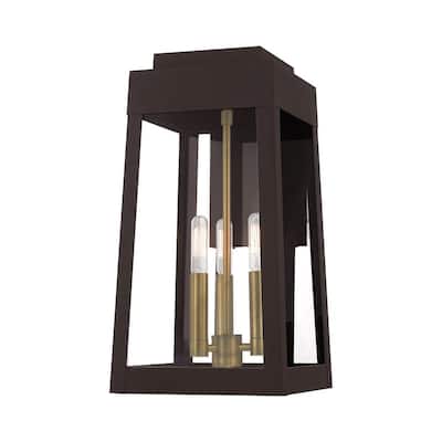 Livex Lighting 3-Light Outdoor Wall Lantern, 20855