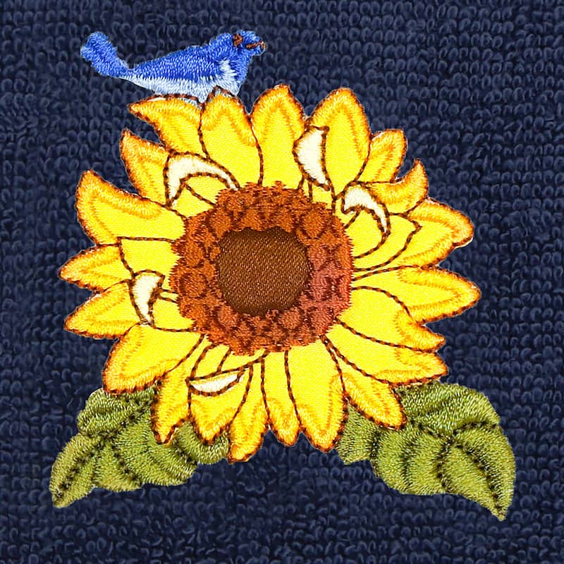 Authentic Hotel and Spa Turkish Cotton Girasol 3PC Multi-Size Embellished Towel Set