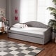 preview thumbnail 3 of 18, Becker Modern and Contemporary Transitional Daybed with Trundle