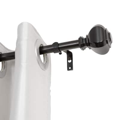 UTOPIA ALLEY 3/4 Inch Curtain Rod - Curtain Rods For Windows 86 to 120 Inch, Adjustable Drapery Rods - 86 to 120"