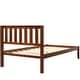 preview thumbnail 11 of 10, Twin Wood Platform Bed with Headboard and Solid Slat Support for Stable and Stylish Bedroom Setup