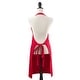 preview thumbnail 20 of 22, Cotton Kitchen Apron - Adjustable Neck Strap, Classic Cooking Apron with Front Pocket for Baking, Cooking and Everyday